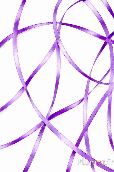 Satinband - Breite 3 mm - flieder